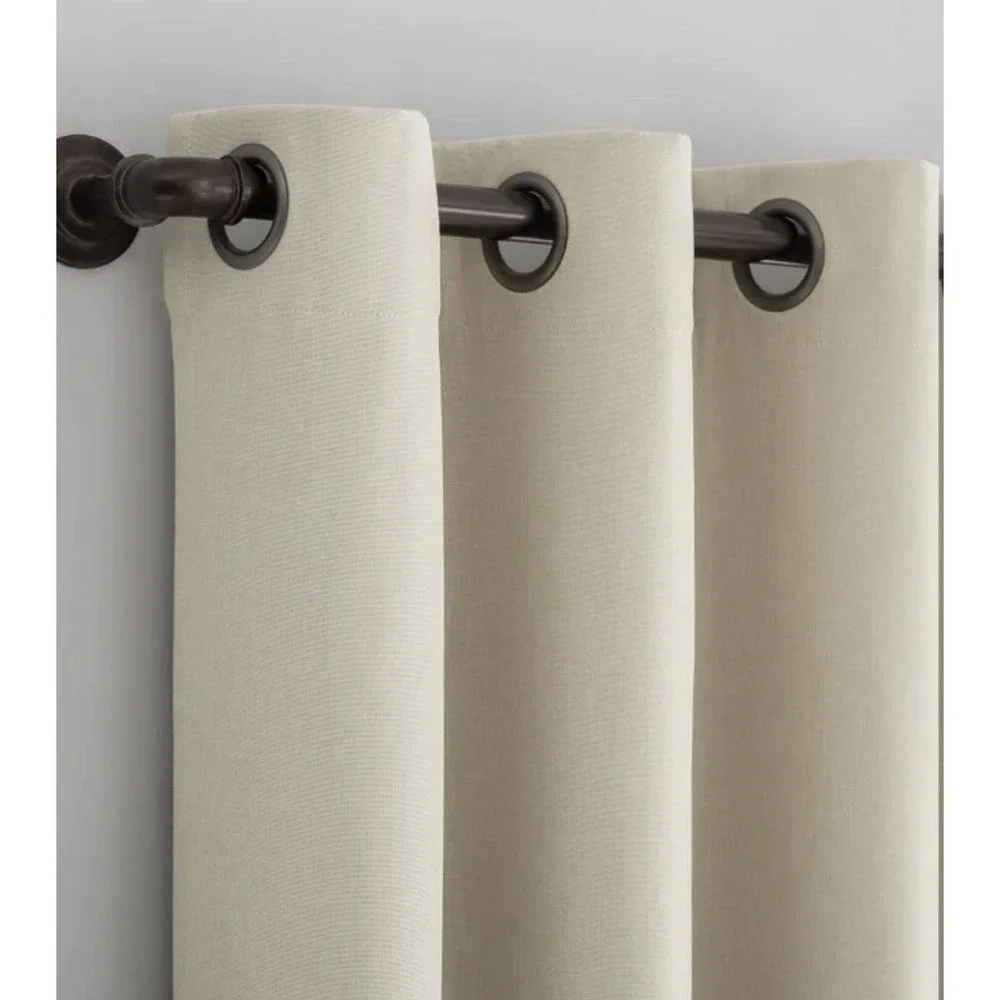 NEW 2 Panels SUNZero Total Blackout Fleece Insulated Curtains Each 50